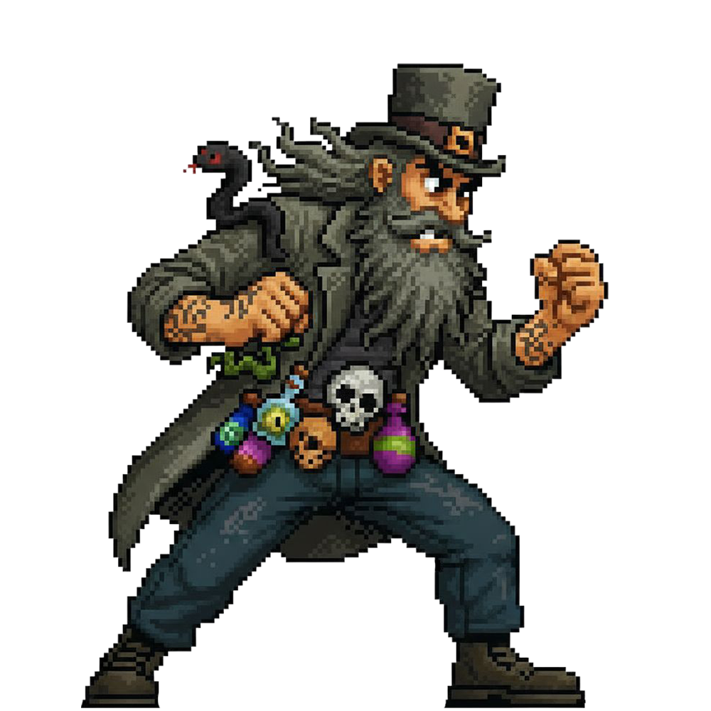 TIREHTÖÖRI KYY - STREET DOCTOR FROM FINLAND - WÖYH FIGHTER II - 1990s Arcade Game created by Peki Sinikoski